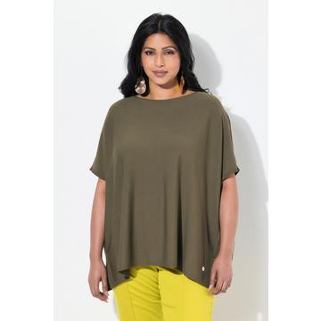 Maglione dal taglio oversize con scollo a barca e maniche a pipistrello