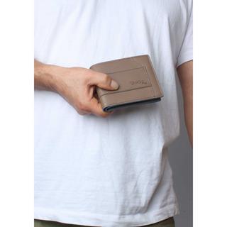 VARGU KON 1-M Portefeuille en Cuir Véritable  