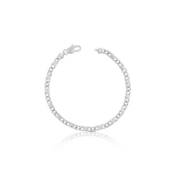 Bracelet Carrera en or blanc 750, 22cm, 4mm