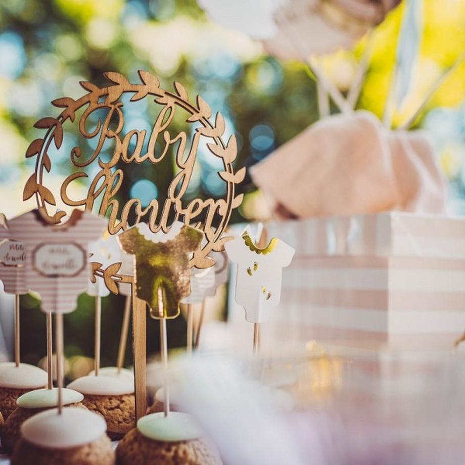 PartyDeco Cake Topper Bois Baby Shower  