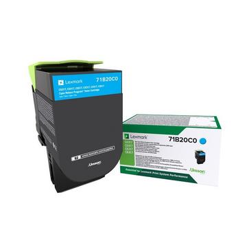 LEXMARK Toner-Modul return cyan 71B20C0 CS31/41/51x 2300 Seiten