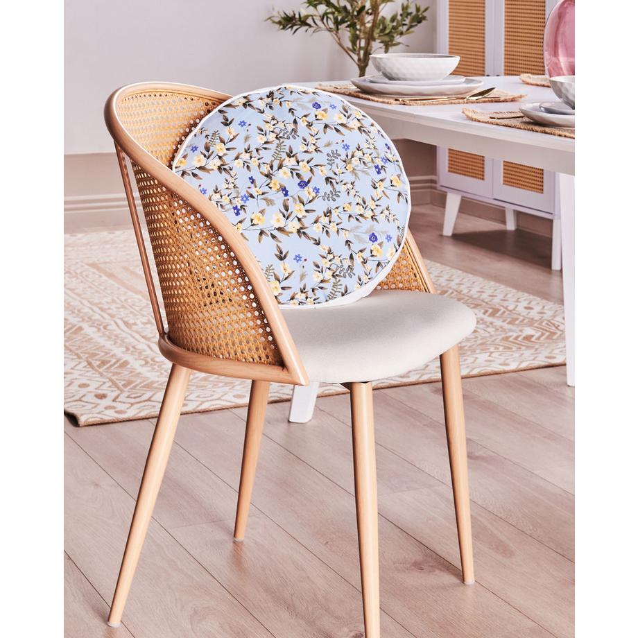 Beliani Gartenkissen 2er Set aus Polyester Boho VALLORIA  