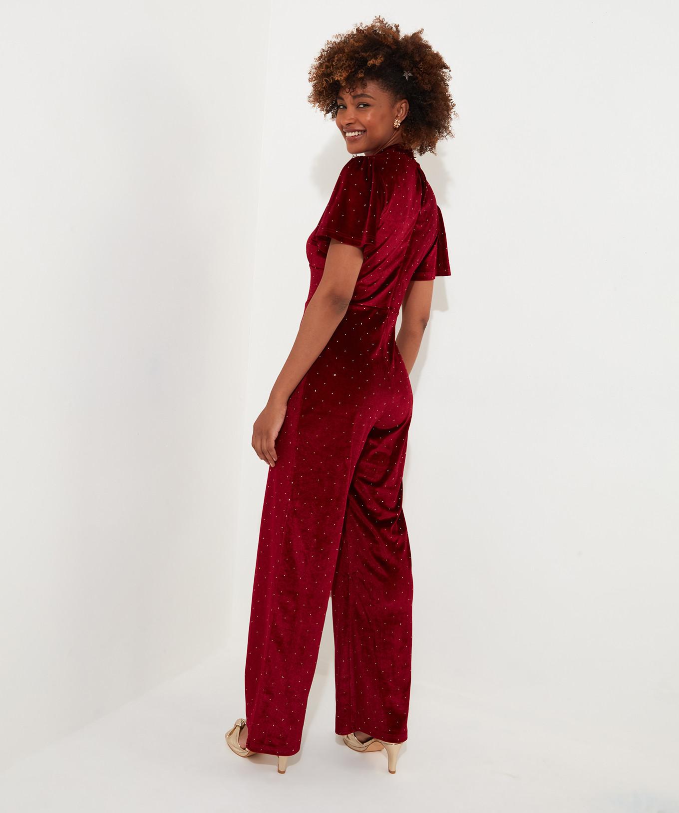 Joe Browns  PETITE Jumpsuit mit glitzernden Flatterärmeln 