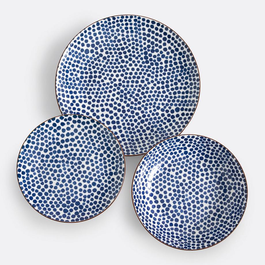 La Redoute Intérieurs 18-teiliges Tellerset Sienna  