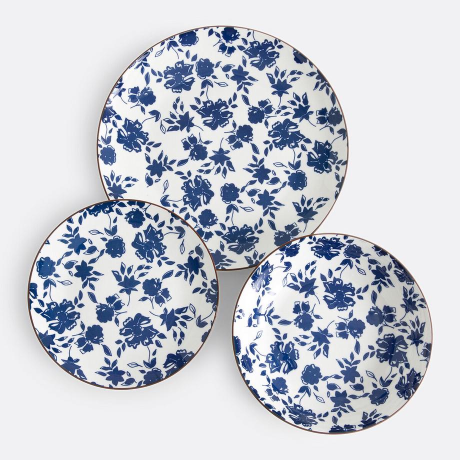 La Redoute Intérieurs 18-teiliges Tellerset Sienna  