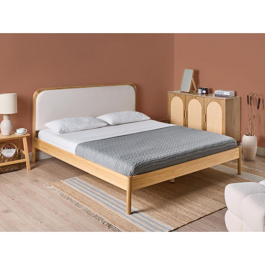 Beliani Letto en Legno di pino Minimalista DOSCHES  
