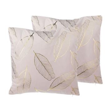 Lot de 2 coussins en Velours Traditionnel FREESIA