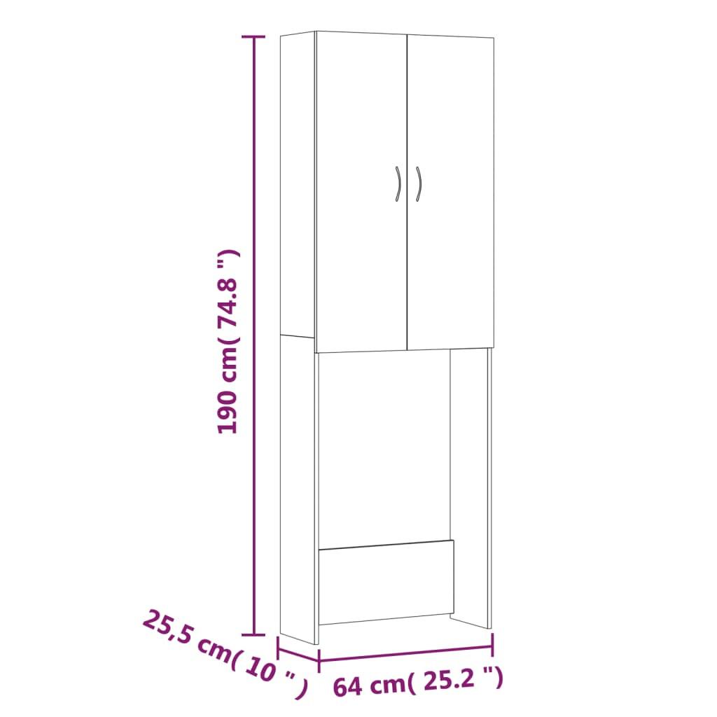 VidaXL Meuble pour machine à laver  