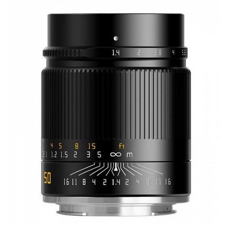 TTARTISANS  TTArtisan 50mm F1.4 ASPH MILC Obiettivi standard Nero 