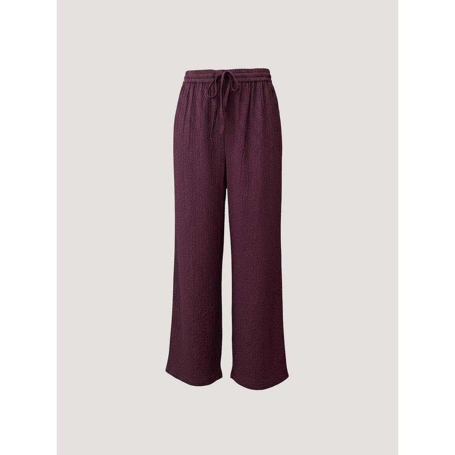 APRICOT Pantaloni da jogging a gamba larga con struttura crinkle  