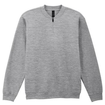 Softstyle Sweatshirt mit kurzem Reißverschluss