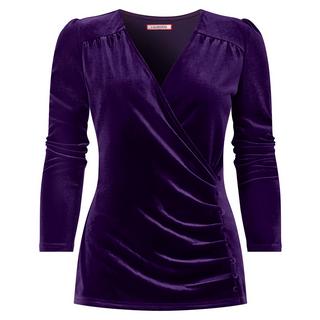 Joe Browns Velours Mock Wrap Top  