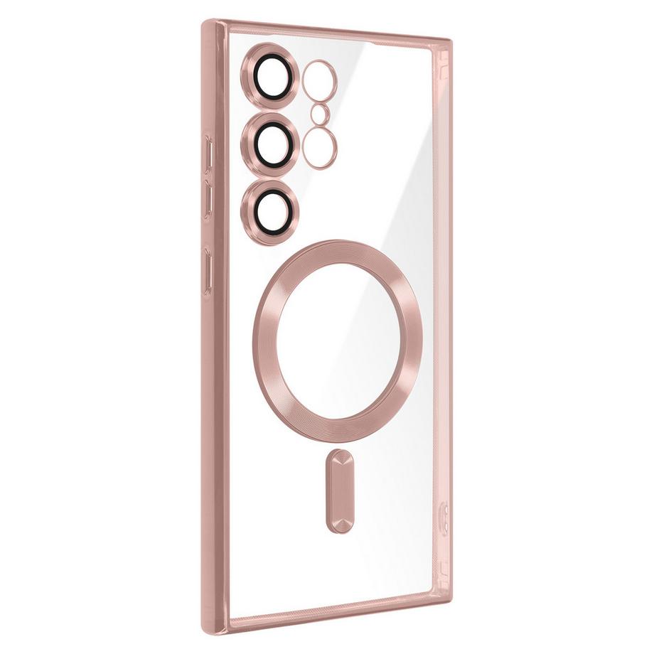 Avizar  MagSafe Hülle Samsung S24 Ultra Rosegold 