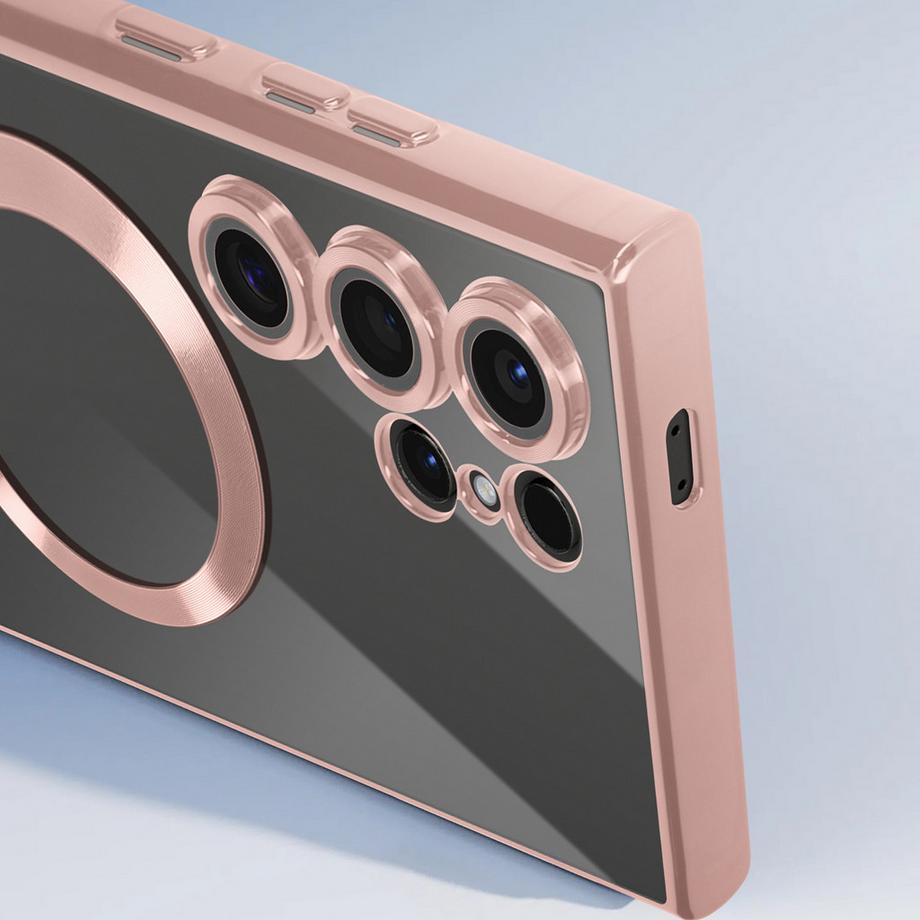 Avizar  MagSafe Hülle Samsung S24 Ultra Rosegold 