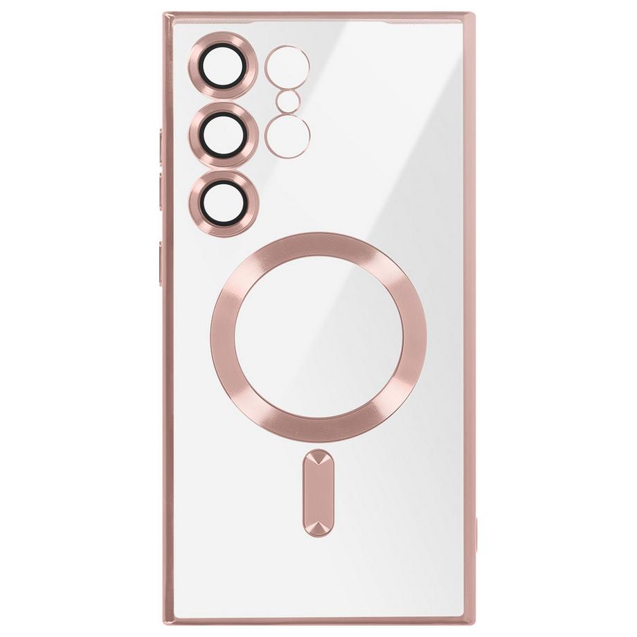 Avizar  MagSafe Hülle Samsung S24 Ultra Rosegold 