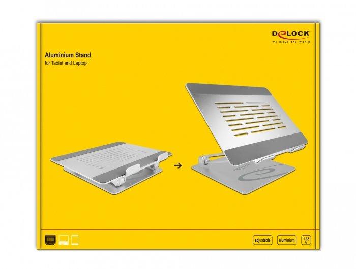 DeLock  18414 Notebook-Ständer Aluminium 39,6 cm (15.6 Zoll) 