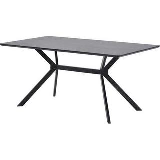 mutoni Table à manger Bruno noir 160x90  