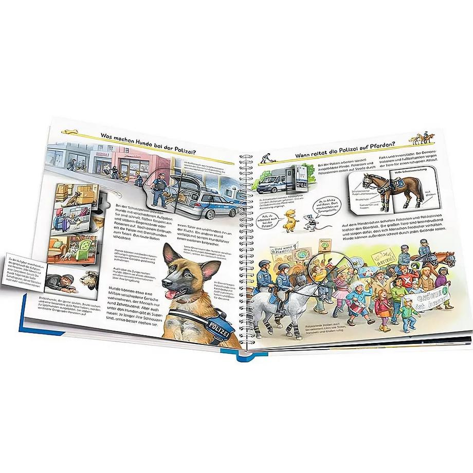 Wieso? Weshalb? Warum?, Band 16: Tiere im Einsatz Erne, Andrea; Simon, Ute (Illustrationen) Gebundene Ausgabe 
