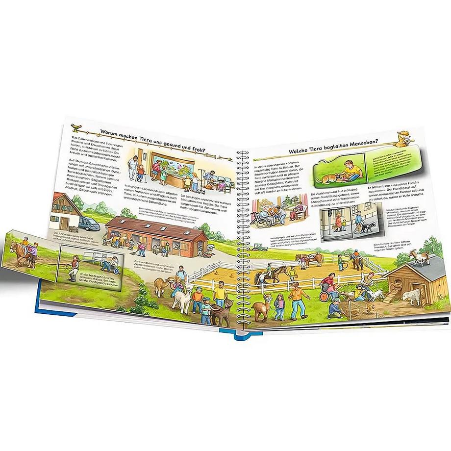 Wieso? Weshalb? Warum?, Band 16: Tiere im Einsatz Erne, Andrea; Simon, Ute (Illustrationen) Gebundene Ausgabe 