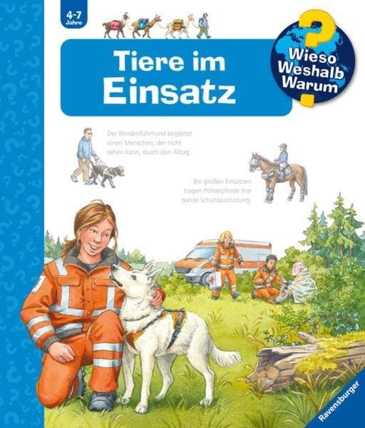 Wieso? Weshalb? Warum? Tiere im Einsatz (Nr.16) Erne, Andrea; Simon, Ute (Illustrationen) Copertina rigida 