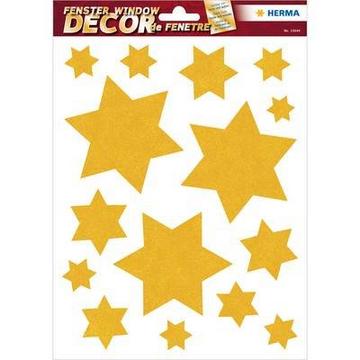 HERMA 15644 sticker decorativi Film Oro Rimovibile 15 pz