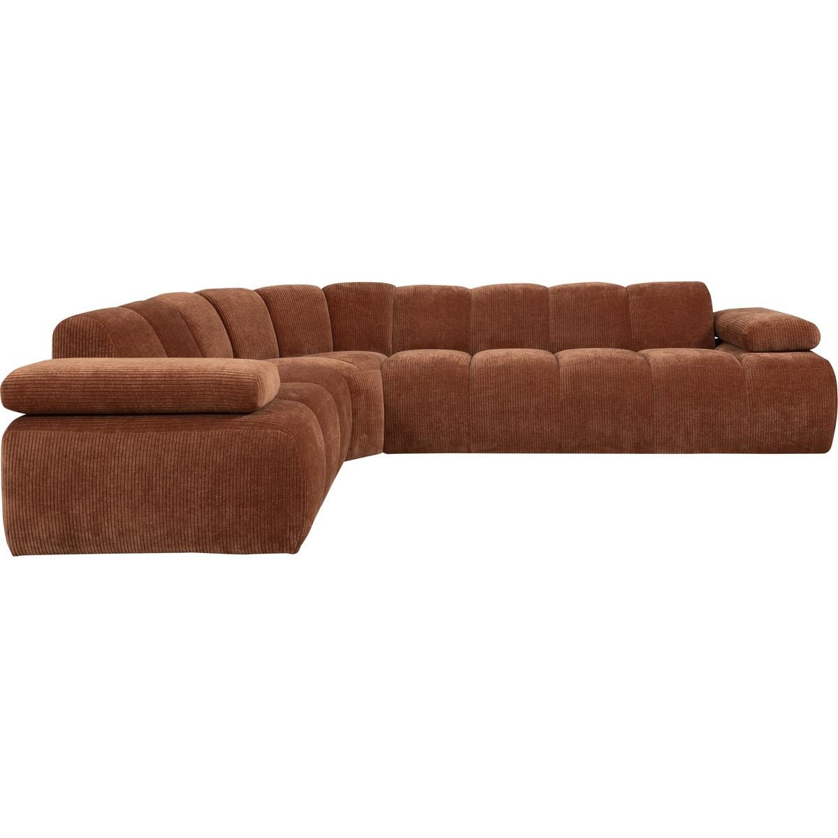 mutoni Ecksofa Mojo links gerippter Webstoff rostbraun 310x230  