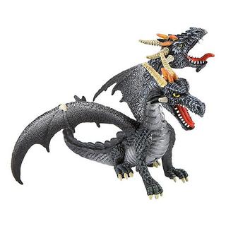 BULLYLAND  Fantasy Drache mit 2 Köpfen Schwarz 