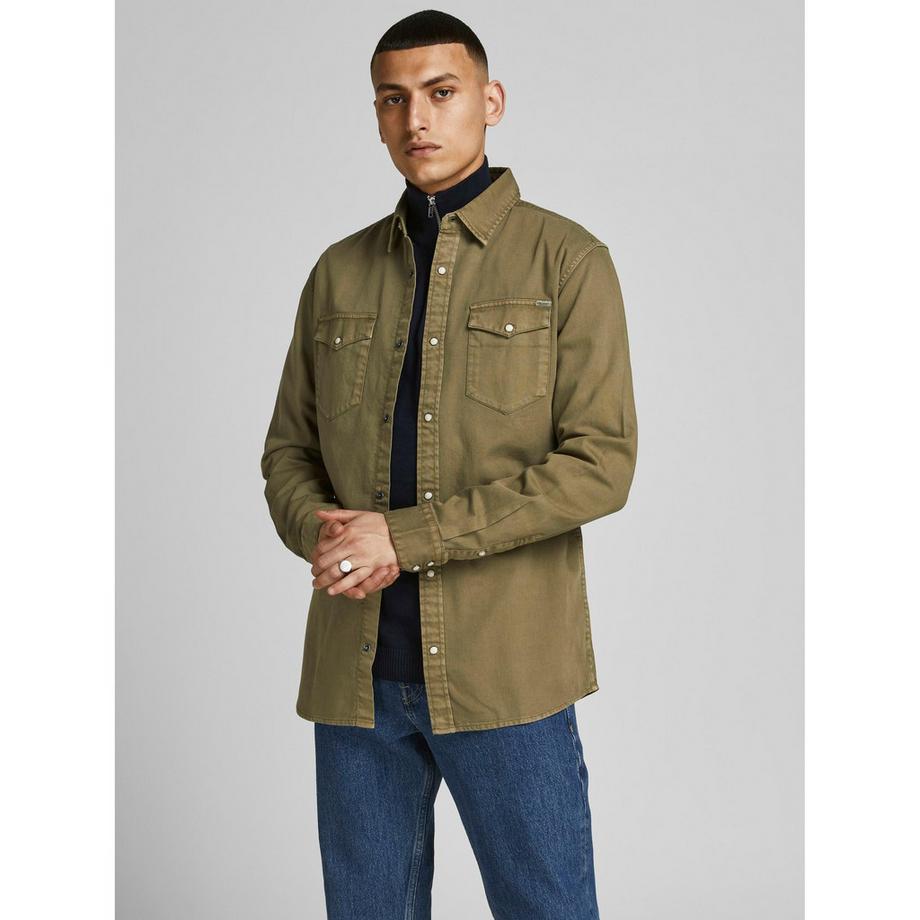 JACK & JONES Sheridan Regular Fit Chemise Denim Manches Longues  