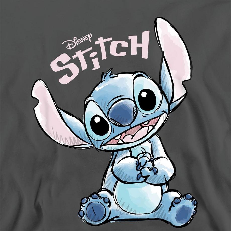 Lilo & Stitch Colour Me Happy Stitch Rundhalsausschnitt Sweatshirt  
