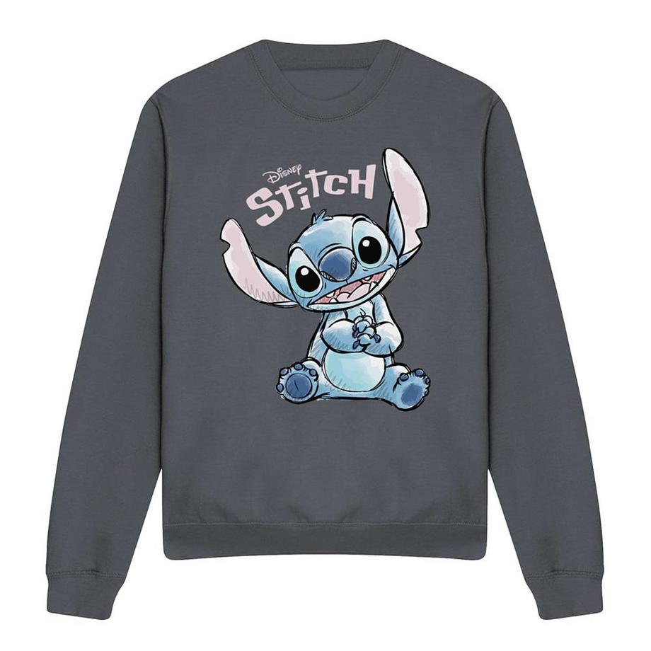 Lilo & Stitch Colour Me Happy Stitch Rundhalsausschnitt Sweatshirt  