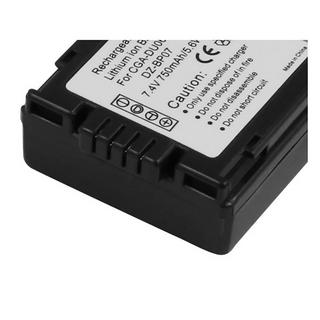 Avizar  Panasonic Hitachi 7.4V 750mAh Li-ion Camcorder Batteria compatibile CGA-DU06 