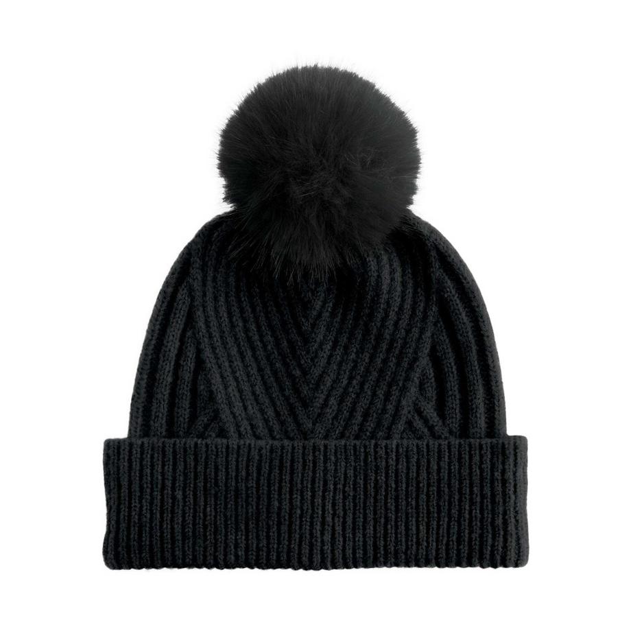 Beechfield Snow Luxe Mütze mit Bommel  