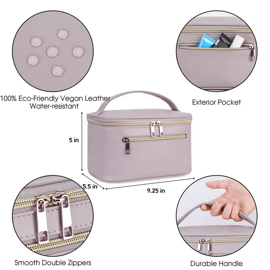 Only-bags.store  Kosmetiktasche Reise-Schminktasche groß Make-up 