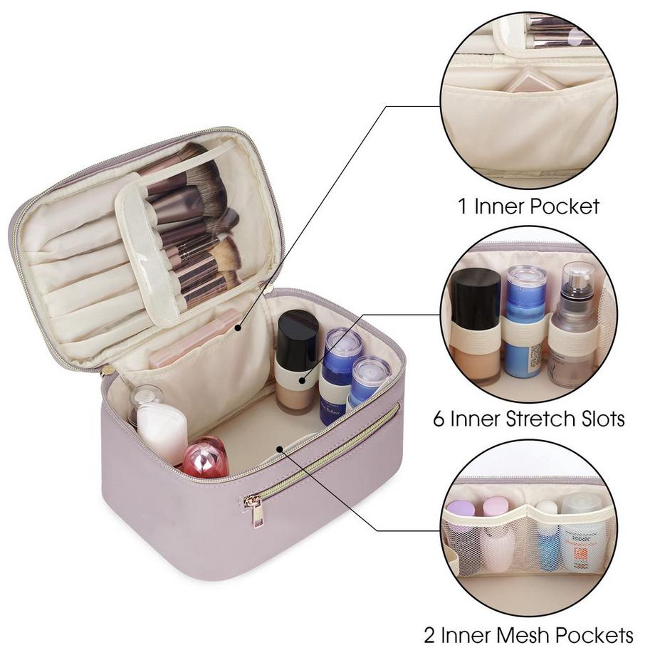 Only-bags.store  Kosmetiktasche Reise-Schminktasche groß Make-up 