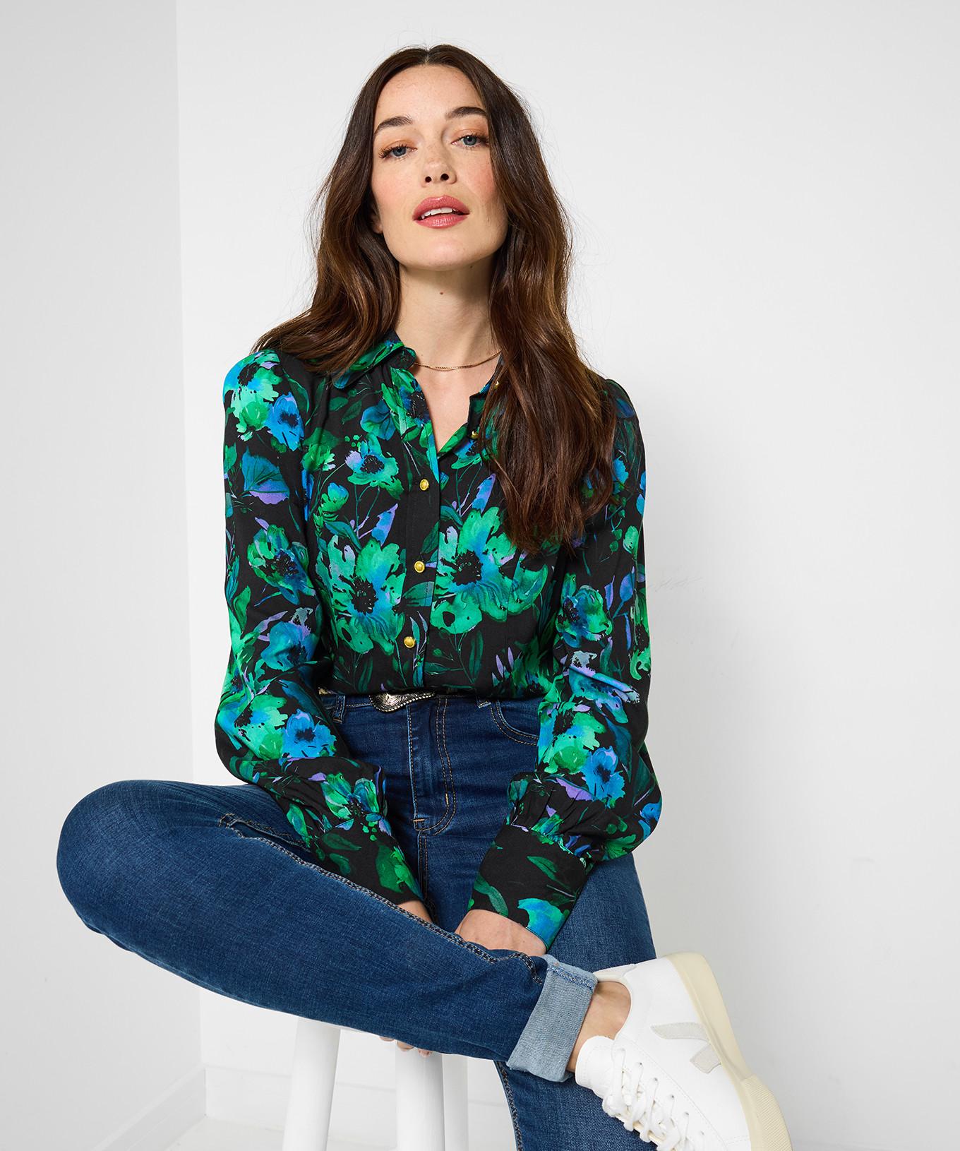 Joe Browns Vintage Bluse mit Blumenmuster  