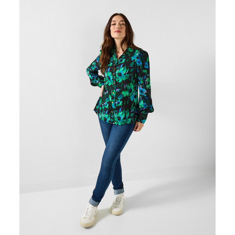 Joe Browns Blouse Motif Floral Vintage  