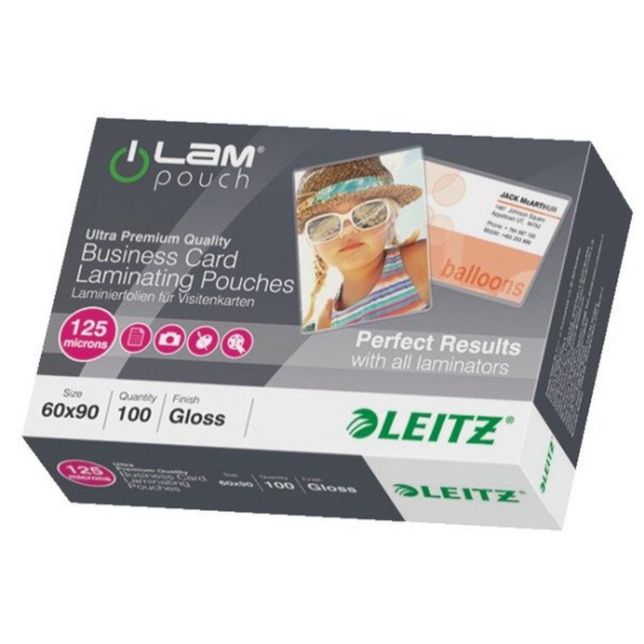 Leitz  LEITZ Laminiertasche 60x90mm 73690002 glanz, 125my 100 Stk 