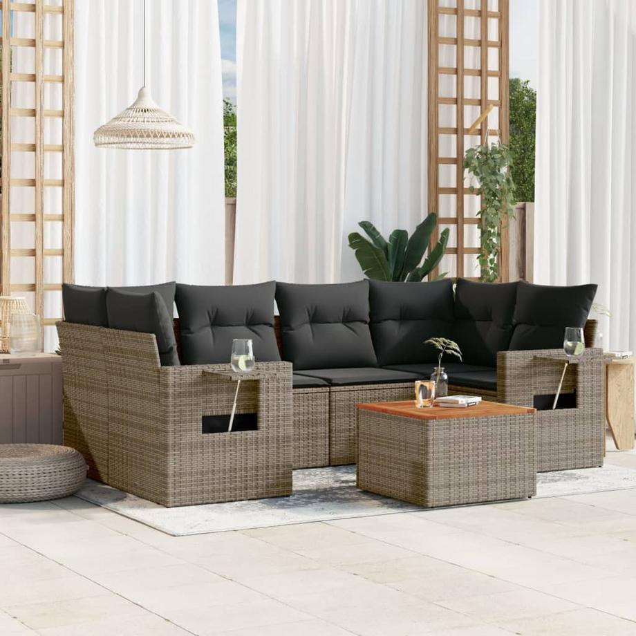 VidaXL Garten sofagarnitur poly-rattan  