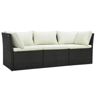 VidaXL Gartensofa-set poly-rattan  