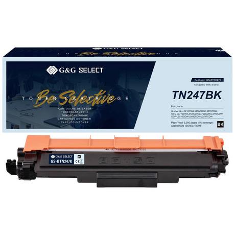 G&G  Toner ersetzt Brother TN-247BK Kompatibel Schwarz TN-247BK 