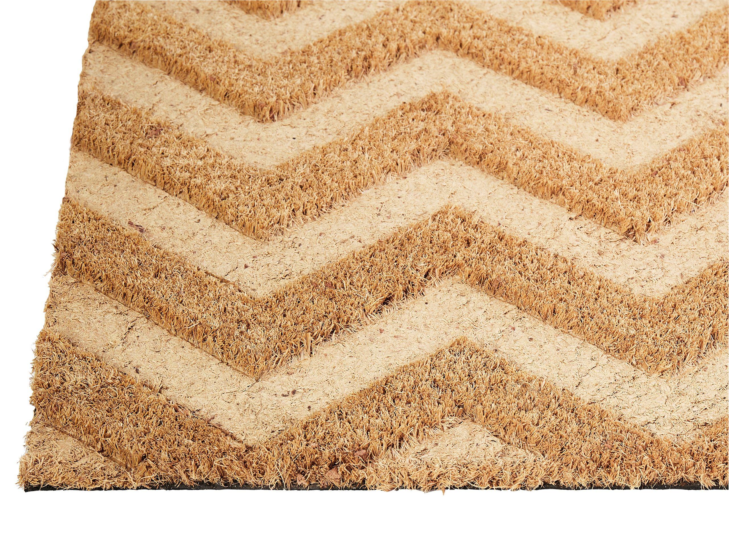 Beliani Fussmatte aus Kokosfasern Modern ILOCOS  