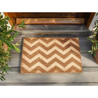 Beliani Fussmatte aus Kokosfasern Modern ILOCOS  