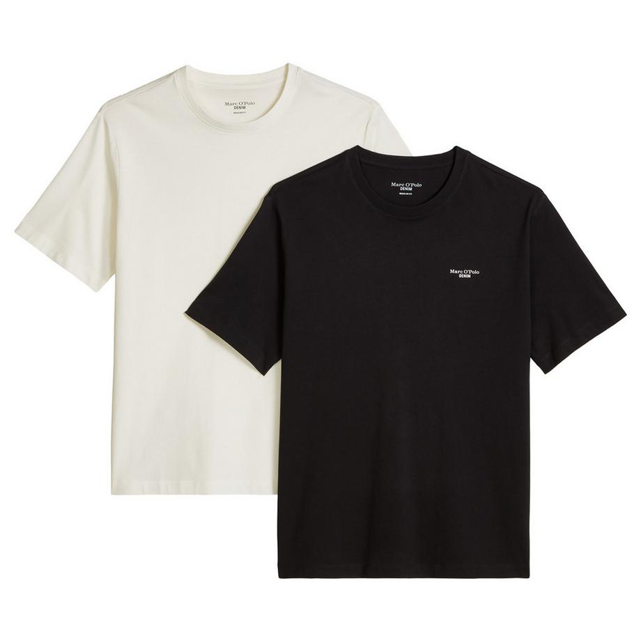T-shirt  Paquet de 2 Confortable à porter-T-Shirt Logo Print Double Pack