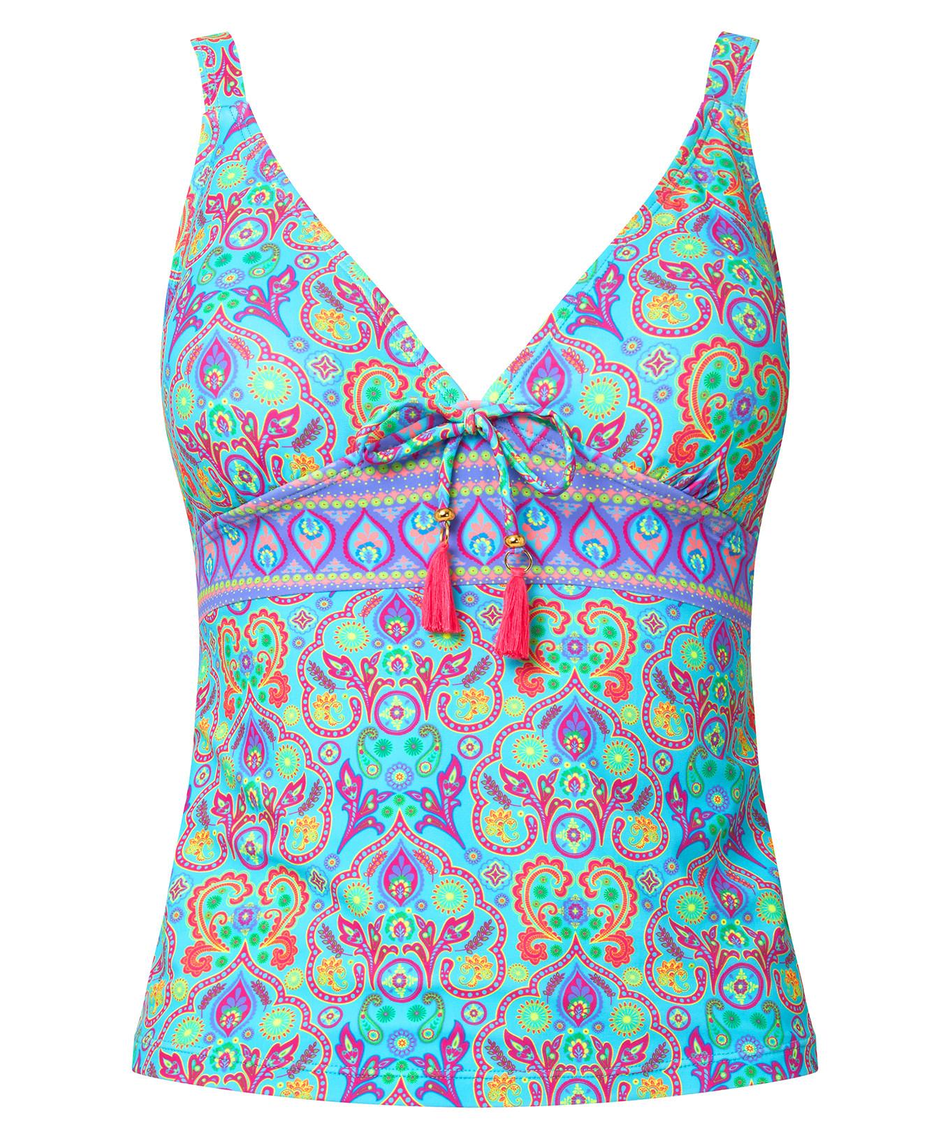 Joe Browns  Tankini-Oberteil mit hellem Fliesenmuster 