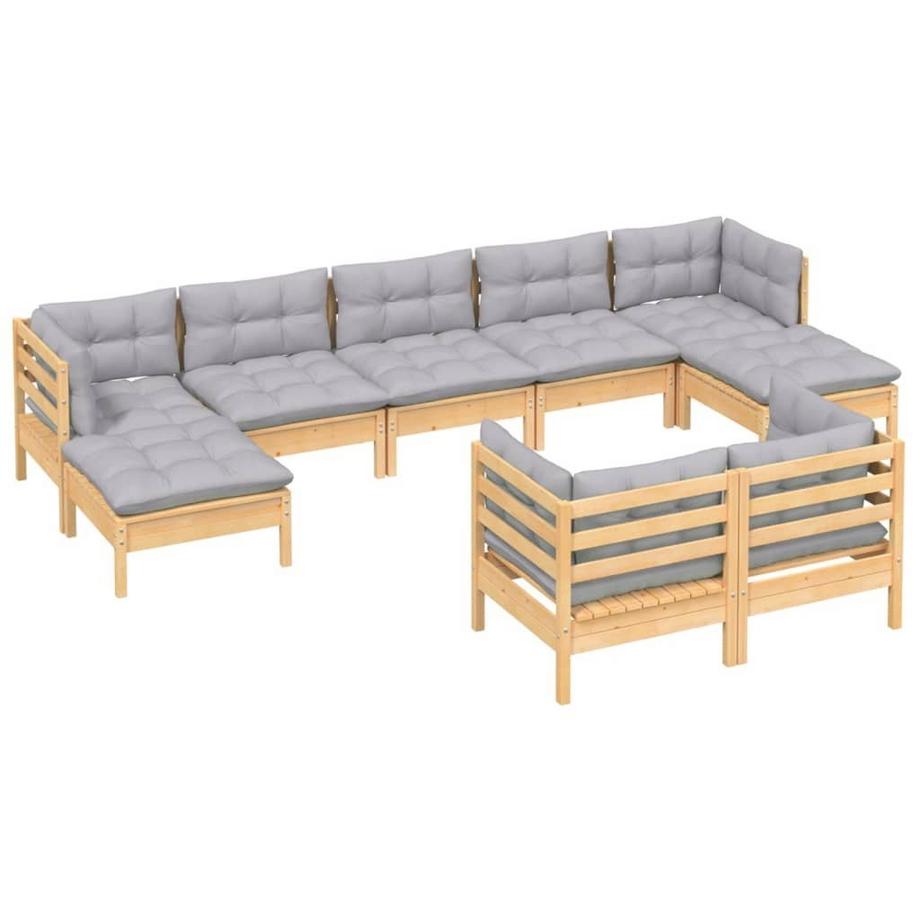 VidaXL Garten-lounge-set kiefernholz  
