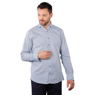 Harold Shirt Shark Collar Long Sleeve