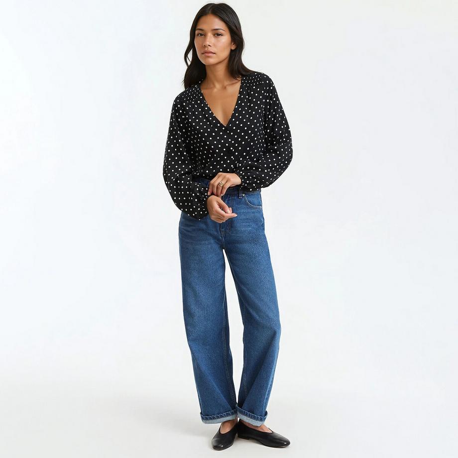 La Redoute Collections  Bluse mit V-Ausschnitt 