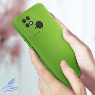 Avizar  Coque Xiaomi Redmi 10C Soft Touch Vert 