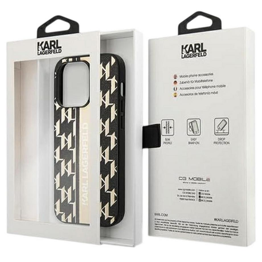 KARL LAGERFELD  Coque iPhone 14 Pro Max Monogram Stripe 