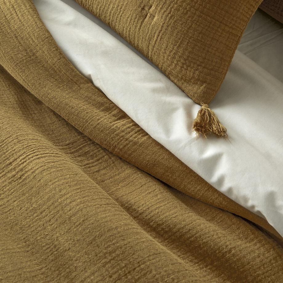La Redoute Intérieurs Housse de coussin matelassée gaze de coton  
